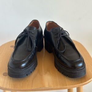 Sezane Markus Loafers Glossy Black - Size 9